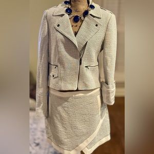 Textured Banana Republic Jacket and Skirt with original tag and never worn.